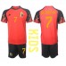 Belgien Kevin De Bruyne #7 Replika Babykläder Hemma matchkläder barn VM 2022 Korta ärmar (+ Korta byxor)